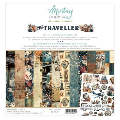 Add on Maj - Mintay Papers - Traveller 12x12 Paper Set
