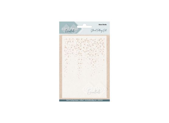 Card Deco Essentials - Falling Dots - Stencil