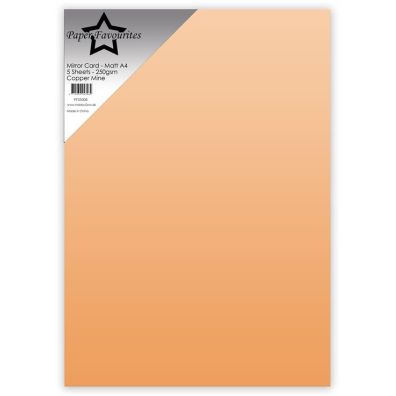 Paper Favourites - Mirror Card - Matt A4 - Copper Mine