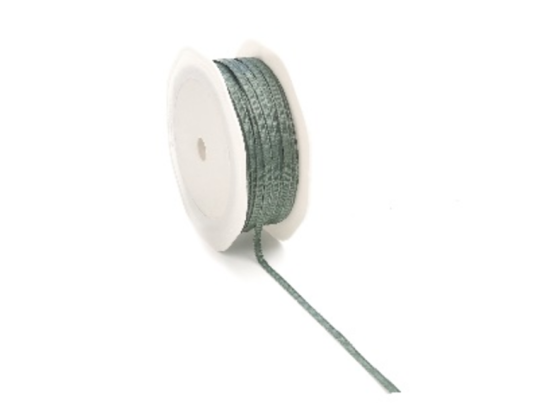 Add on Juni - Vivant - Texture Ribbon 3mm Sage Green - 20 m.