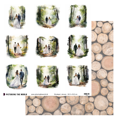 Add on Juni - EKSTRA PTW Design Klippeark - Brudepar I Skoven