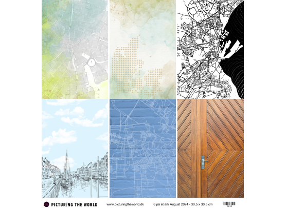 Add on August - PTW Design - August 2024 - 6 på 1 ark - Sælges kun til kitklubmedlemmer