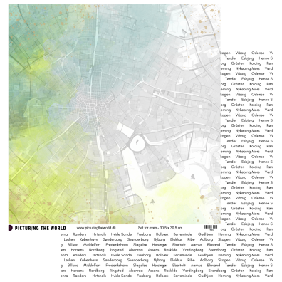 Add on August - EKSTRA PTW Design - Set Fra Oven 12x12 mønsterpapir- sælges kun til kitklubmedlemmer