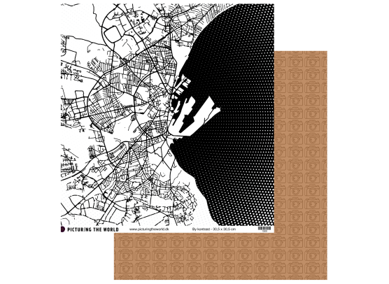 Add on August - EKSTRA PTW Design - By Kontrast 12x12 mønsterpapir- sælges kun til kitklubmedlemmer