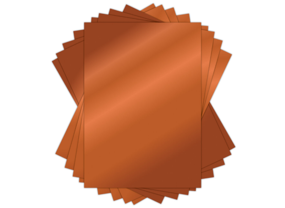 Add on September - Craft Consortium -The Essential Mirror Card - A4 10 stk. - Copper