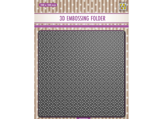 Add on Oktober - Nellies Choice 3D embossingfolder - Chrismas star background