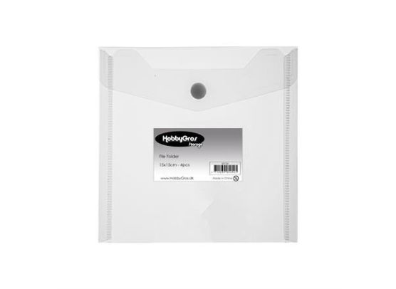 HobbyGros Storage - 15x15 cm File Folder (4 pcs)