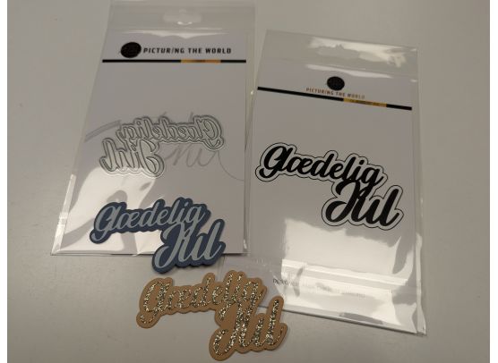 PTW Design diessæt - Glædelig Jul