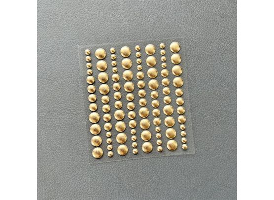 Add on November - Simple and Basic - Enamel Dots Metallic - Matte Gold
