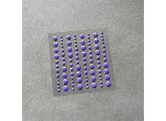 Simple and Basic Enamel Dots - Purple
