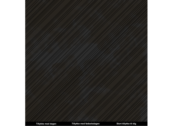 PTW Design - 12x12 Basisark - Sort