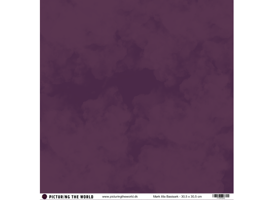 PTW Design - 12x12 Basisark - Mørk Lilla