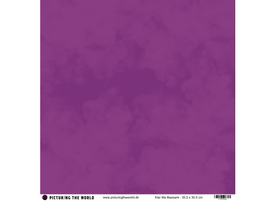 PTW Design - 12x12 Basisark - Klar Lilla
