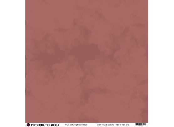 PTW Design - 12x12 Basisark - Mørk Rosa