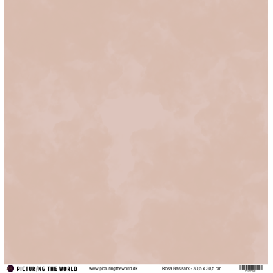 PTW Design - 12x12 Basisark - Rosa