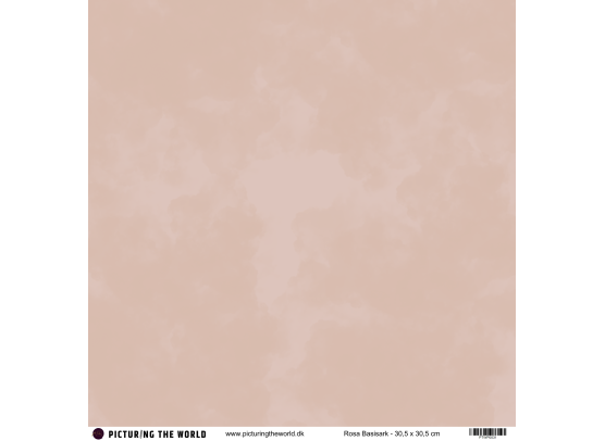 PTW Design - 12x12 Basisark - Rosa