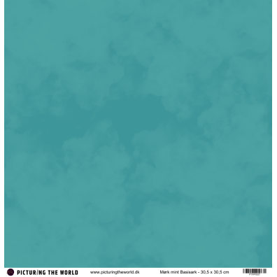 PTW Design - 12x12 Basisark - Mørk Mint