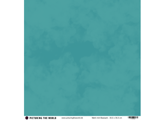 PTW Design - 12x12 Basisark - Mørk Mint
