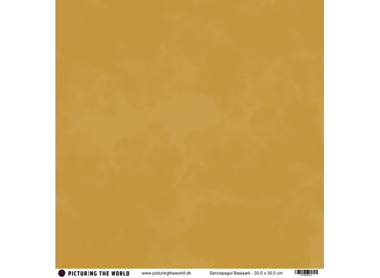 PTW Design - 12x12 Basisark - Sennepsgul