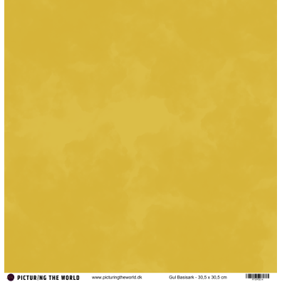 PTW Design - 12x12 Basisark - Gul