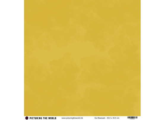 PTW Design - 12x12 Basisark - Gul