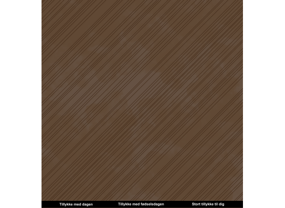 PTW Design - 12x12 Basisark - Mørkebrun