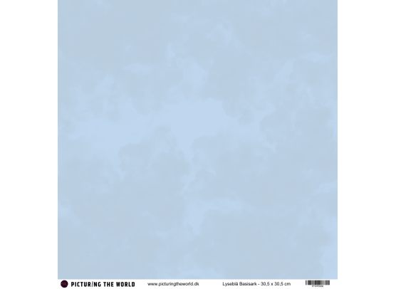 PTW Design - 12x12 Basisark - Lyseblå