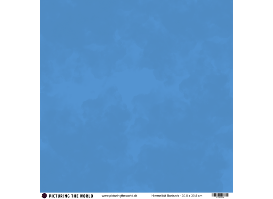 PTW Design - 12x12 Basisark - Himmelblå