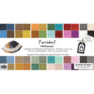 PTW Design - Basisark - Farvekort