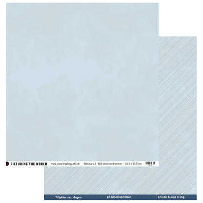 PTW Design Blå Blomsterdrømme - Basisark 2