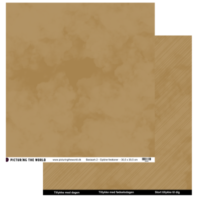 PTW Design Gyldne Festtoner - Basisark 2