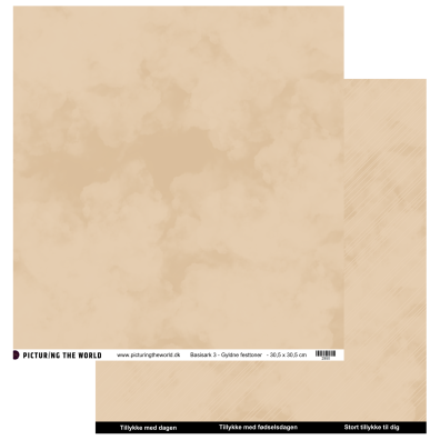 PTW Design Gyldne Festtoner - Basisark 3