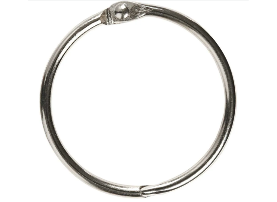 Book Ring - dia. 38 mm thickness 3 mm - 8 stk.