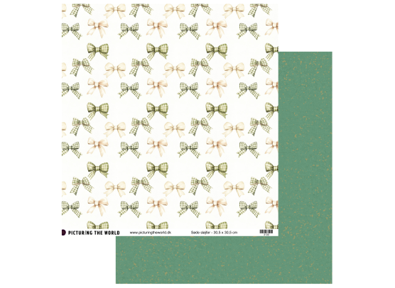 Add on April - EKSTRA PTW Design - Forårs Tulipaner 12x12 mønsterpapir - sælges kun til kitklubmedlemmer