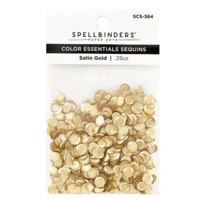 Add on April - Spellbinders - Satin Gold Sequins