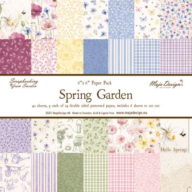 Spring Garden 6x6 Collection Pack fra Maja Design