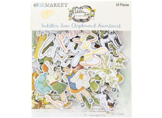 49 And Market - Chipboard Assortment - Toddler Time