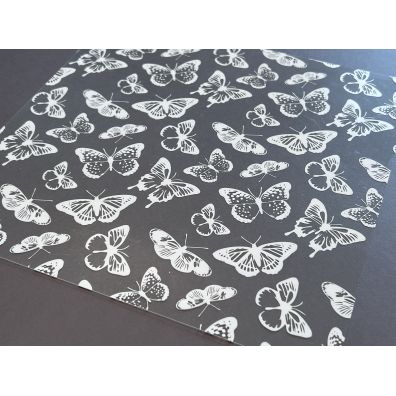 Studio Light - Printed Acetate Sheets - Spring Butterflies - 1 stk.