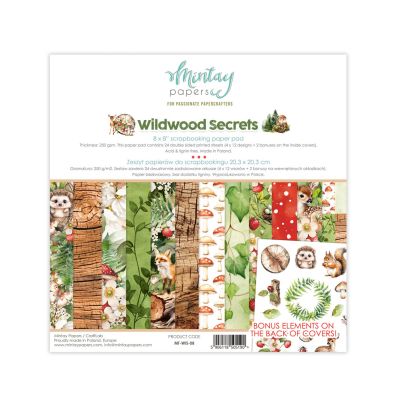 Mintay Papers - Wildwood Secrets 8x8 Paper Pad