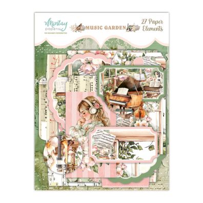 Mintay Papers - Music Garden Paper Elements