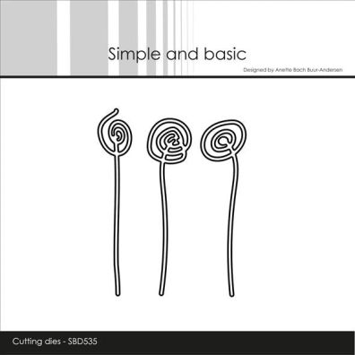 Simple and basic dies - Funky Flowers 1