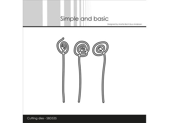 Simple and basic dies - Funky Flowers 1