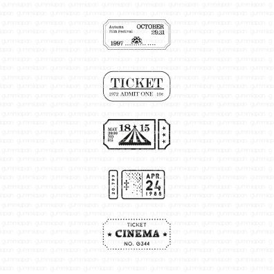 Gummiapan - Gummistemple - Mini Tickets