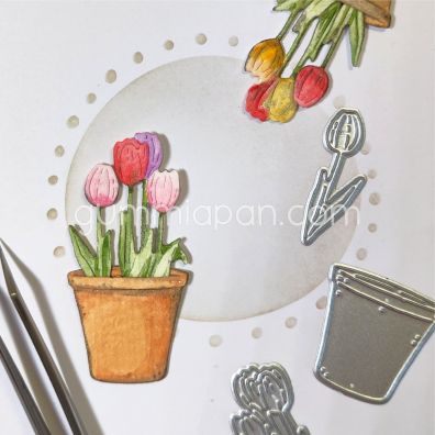 Gummiapan Dies - Tulips in a Pot