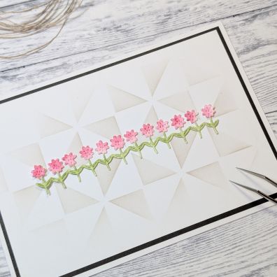 Gummiapan Dies - Flower Border