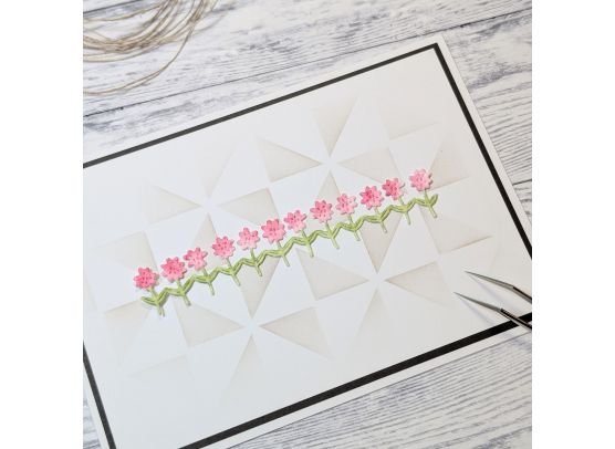 Gummiapan Dies - Flower Border