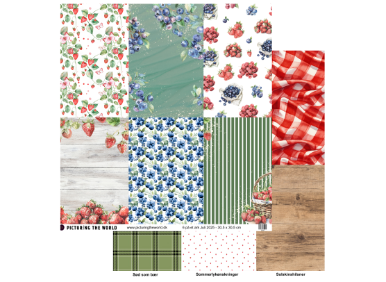 Add on Juli - PTW Design - Juli 2025 - 6 på 1 ark - sælges kun til kitklubmedlemmer.