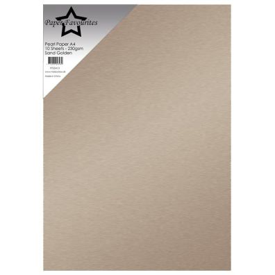 Add on August - EKSTRA Paper Favourites - Pearl Paper A4 - 230 gsm - Sand Golden