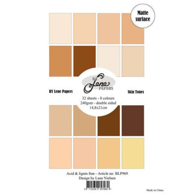 By Lene Papers - Skin Tones A5 Paper Set