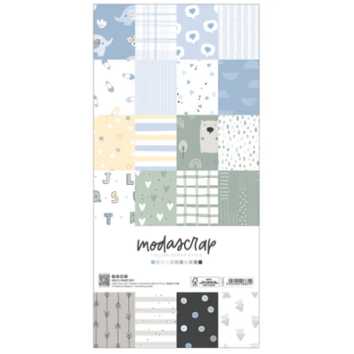 Modascrap Italian Scrap Style - Hello Sweet Boy 6x12 Paper Pad